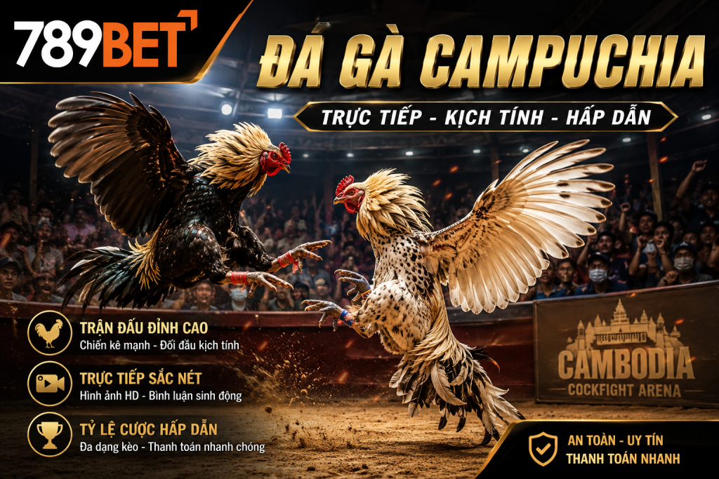 Chi tiết về trò chơi đá gà Campuchia tại nhà cái 789bet