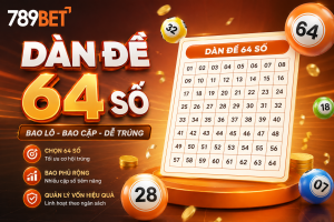 Chia sẻ cách dàn đề 64 số tại trang 789bet