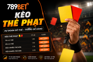 Hướng dẫn đọc kèo thẻ phạt tại nhà cái 789Bet