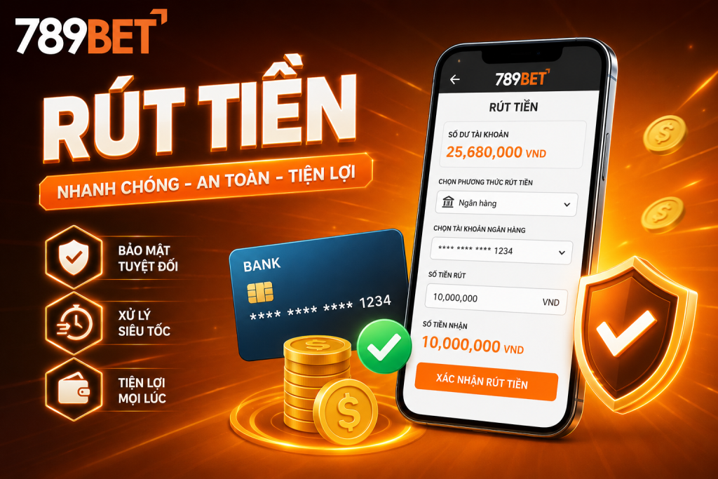 Hướng dẫn cách rút tiền 789Bet nhanh về ví
